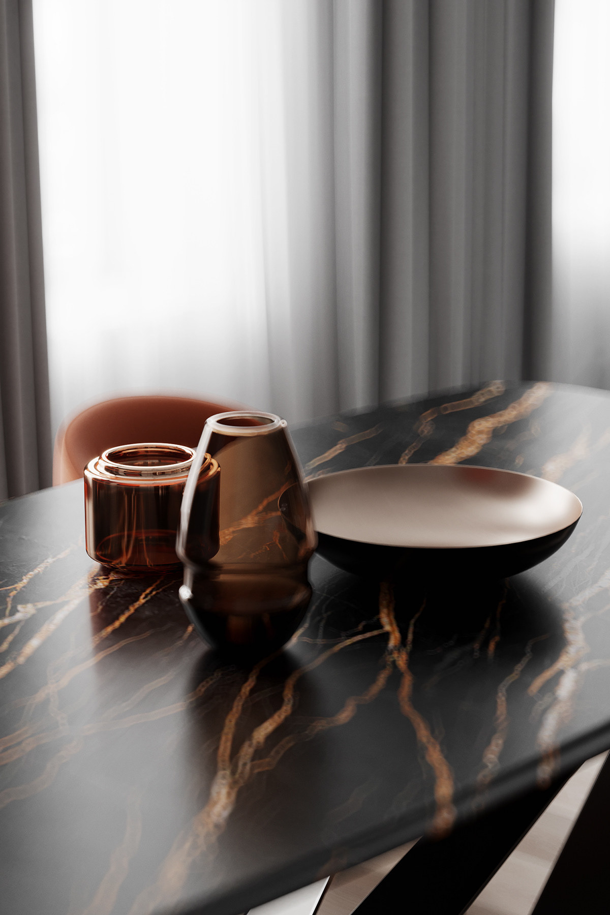 轻奢风格干净的空间,轻奢原木风装修高级感