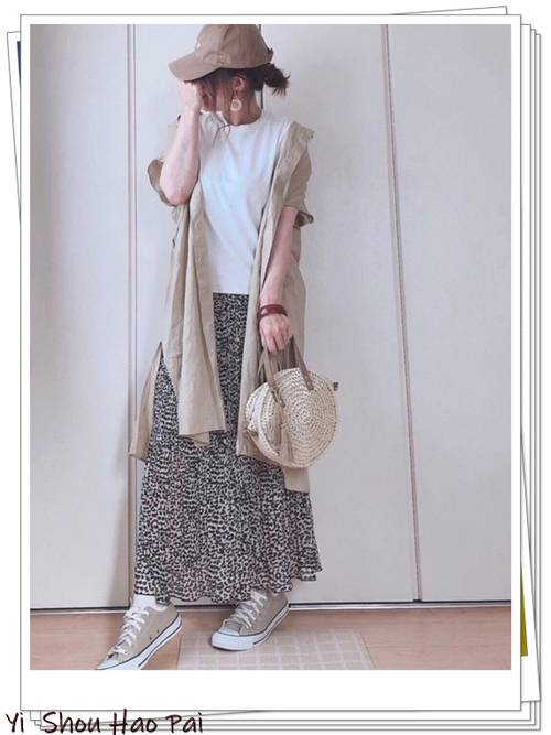 豹纹半身裙怎么搭配好看夏天,豹纹半身裙怎么搭配好看