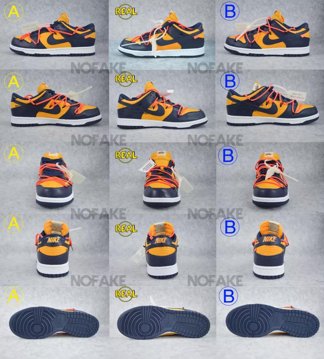 offwhitexnikedunk,nikedunklow黑白绿怎么判断真假