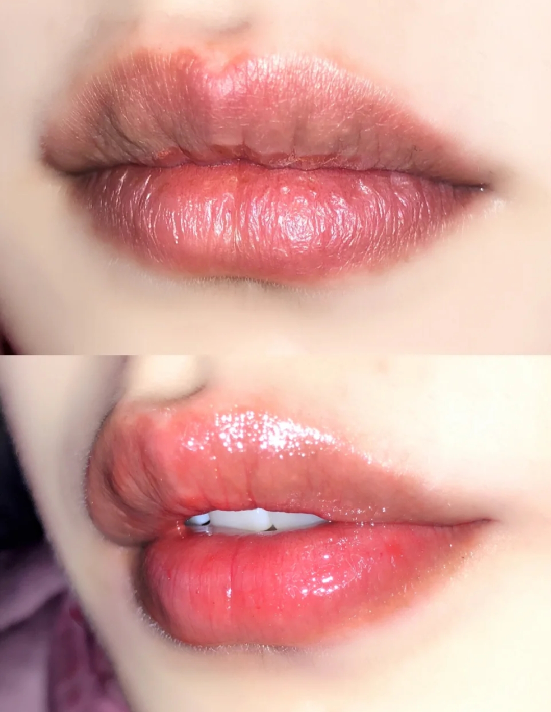 沾杯和不沾杯口红怎么完美搭配,学生党最爱的口红涂法咬唇妆教程