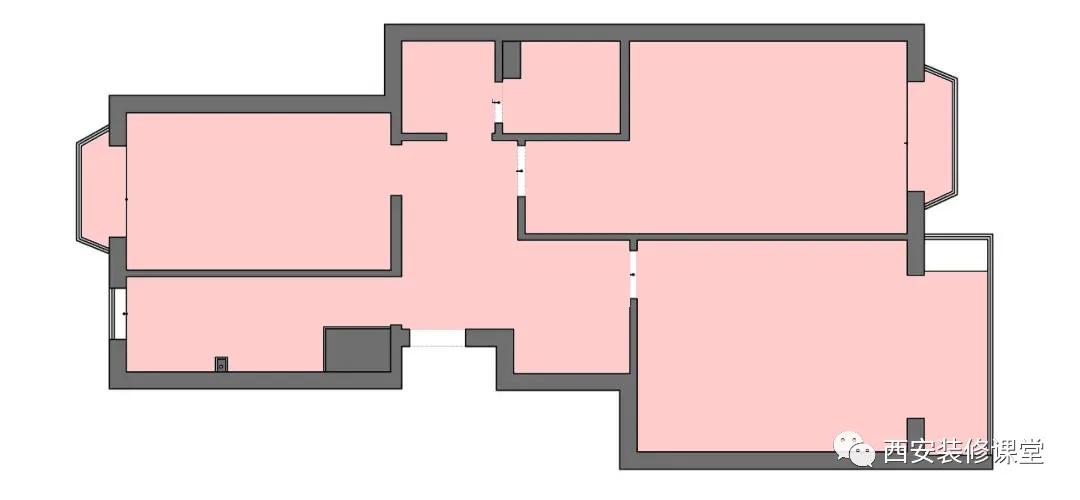 三房二厅北欧原木,3室2厅2卫原木极简