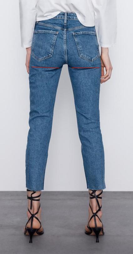 选牛仔裤尺码要精确,选牛仔裤的参数