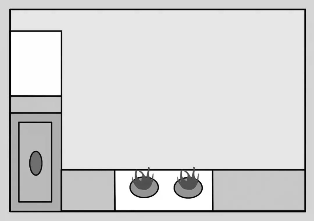 l型厨房装修尺寸一览表,l型厨房吊柜装修效果图