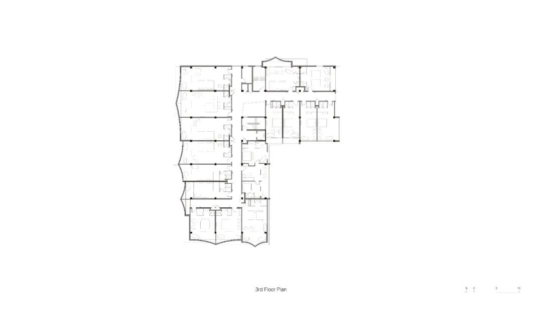 两亩地民宿设计方案效果图,乡村两层排屋民宿设计