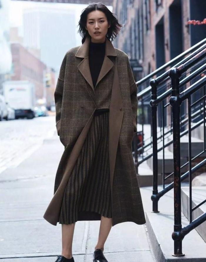 不露腿也好看的穿搭春,秋冬不露腿高个子穿搭