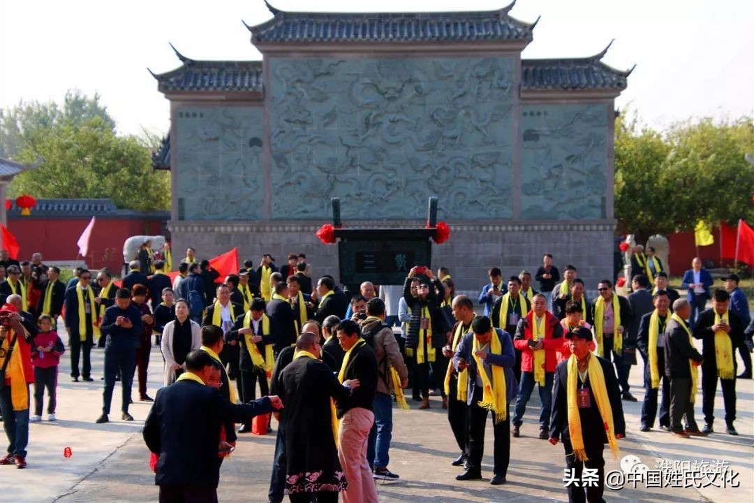 河南周口市淮阳区陈胡公祠,2024年陈胡公后裔淮阳清明祭祖