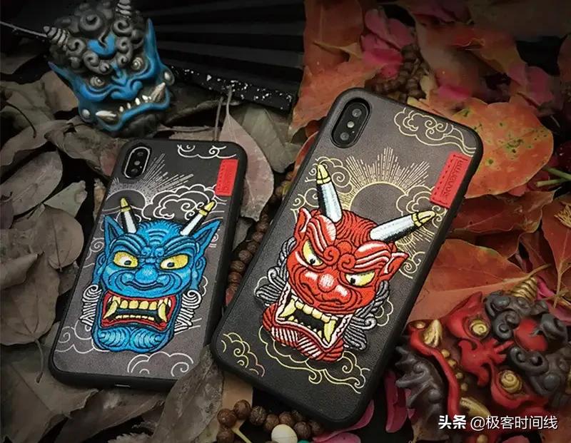 潮牌刺绣手机壳包,苹果手机壳新款最火高级感