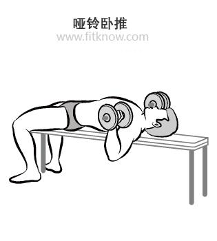 哑铃锻炼肱二头肌方法图解全套,哑铃下蹲锻炼方法图解