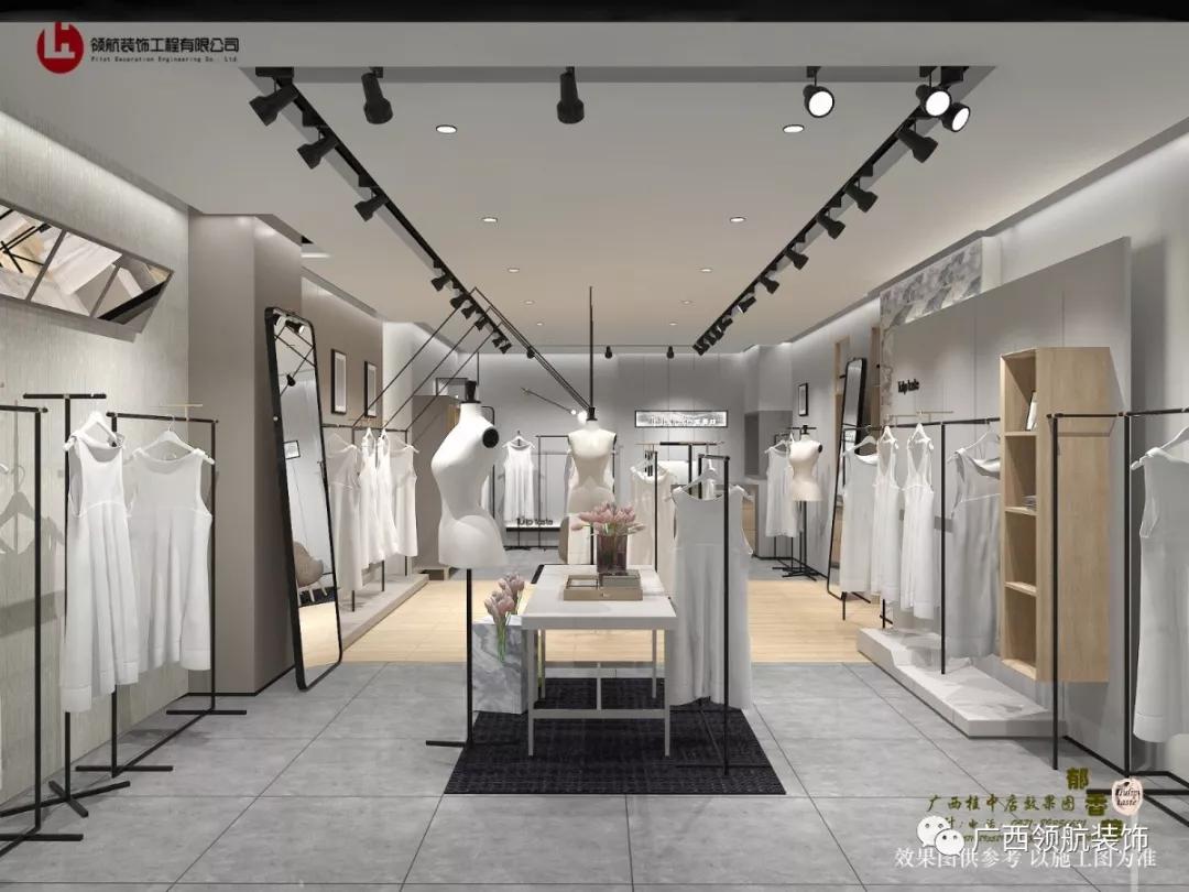 2020女装店轻奢高级灰装修,高级灰女装店装修风格