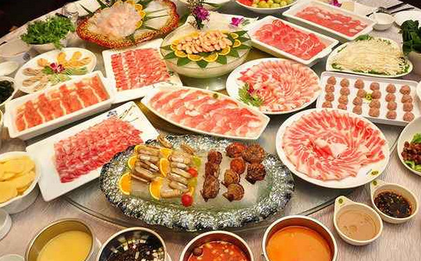 乐烤欢烫自助烤肉火锅,展鸣海鲜自助烤肉火锅