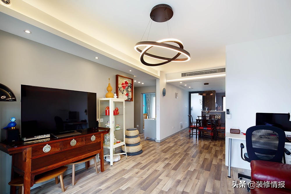 100平老旧学区房改造翻新,100平学区房改造