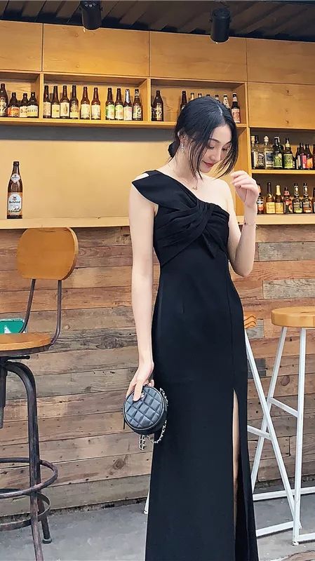 angelababy同款黑色礼服,买angelababy穿的同款高定