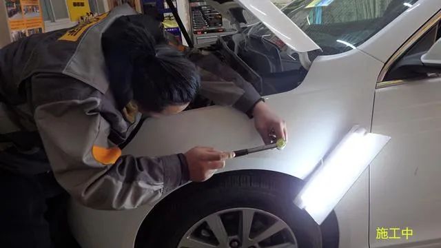 左后翼子板变形怎么修复,前翼子板变形修复