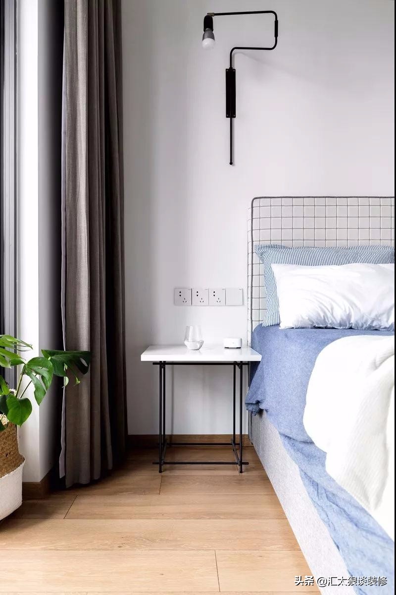 灰白绿原木家具装修风格,黑白灰原木简约风格