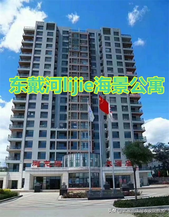 辽宁东戴河lijie海景公寓出门就是海,这里海滩大,水质清澈
