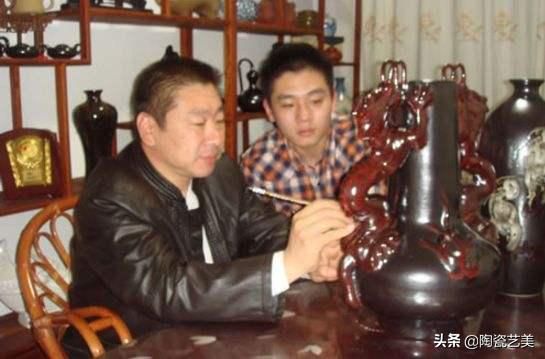 博山雨点釉茶具一套,博山雨点釉茶具图片大全