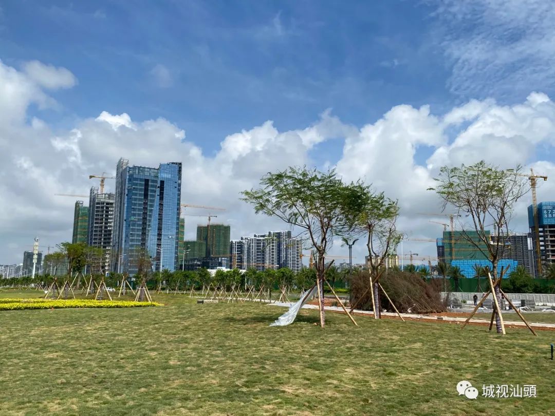 汕头东海岸新溪侨韵公园规划详图,新建的汕头东海岸公园