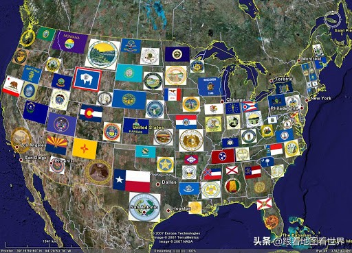 美国各州地名来历,美国各州及各城市地名的来历