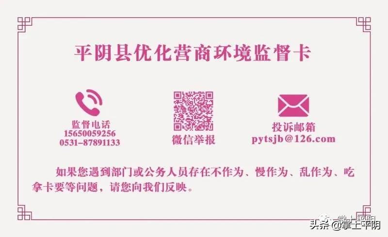 让政商线上直通,提供高效公共服务!“在平阴您放心”便民利企平台上线……