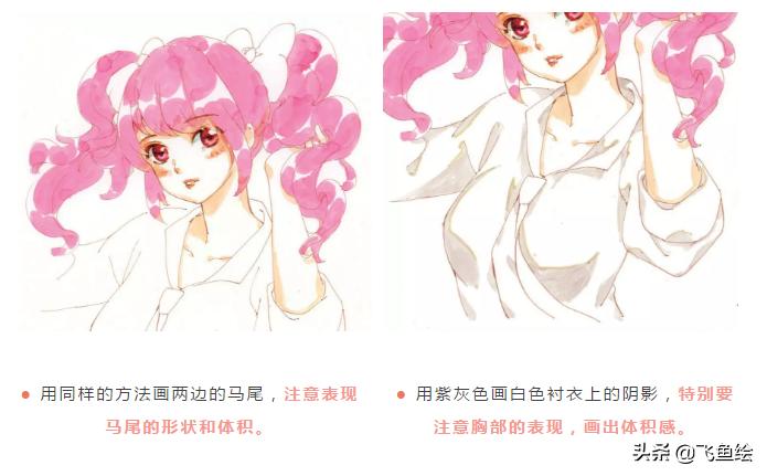 画画动漫人物马克笔手绘教程古风,马克笔手绘动漫人物画法步骤线稿