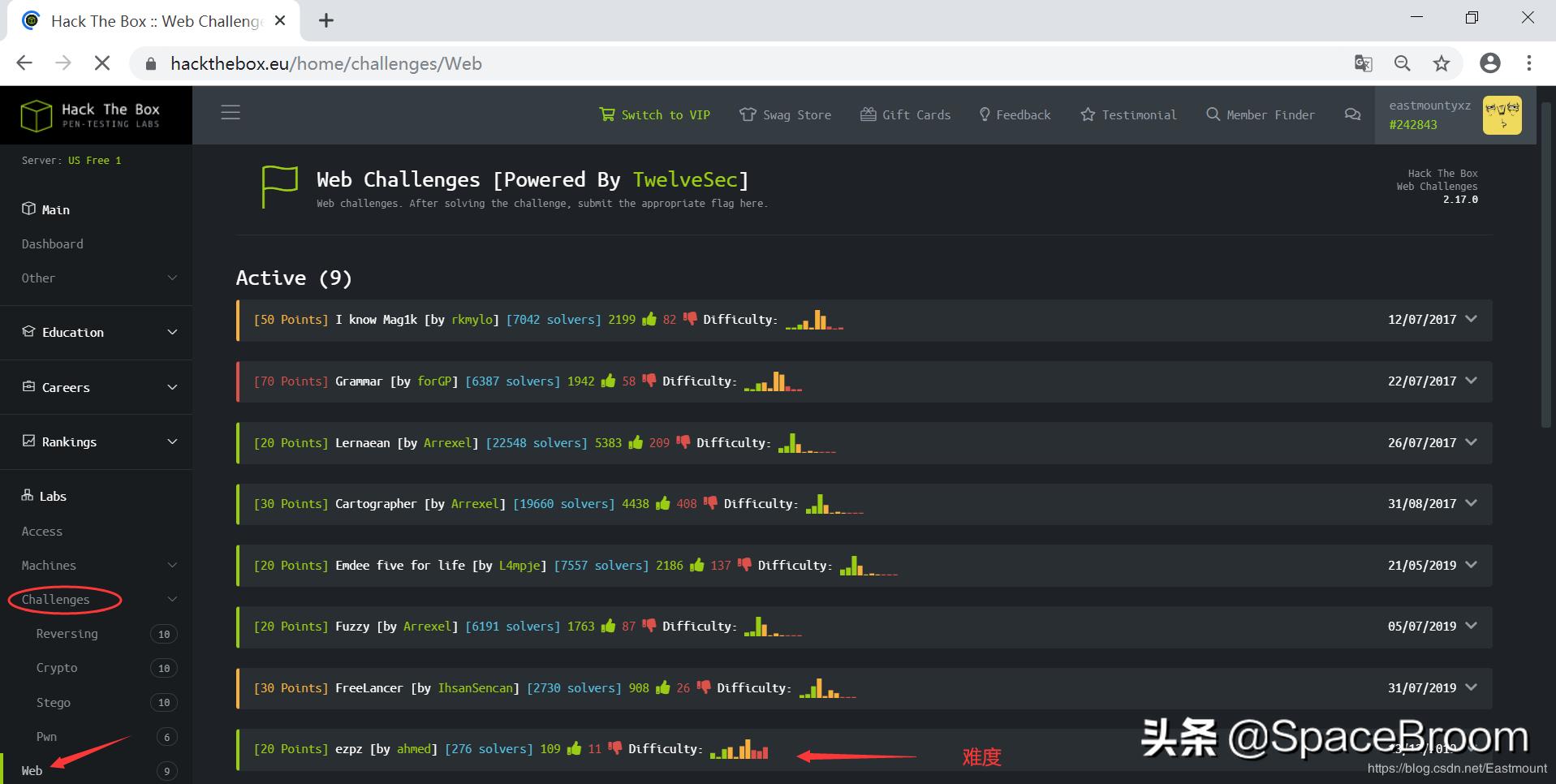 三十七，Web渗透提高班之hackthebox在线靶场注册及入门知识