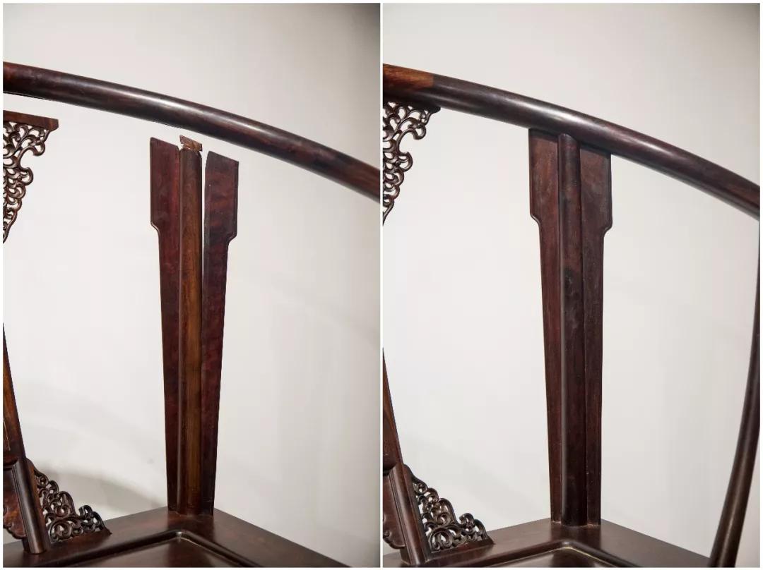 小叶紫檀如意云纹圈椅,小叶紫檀皇宫圈椅