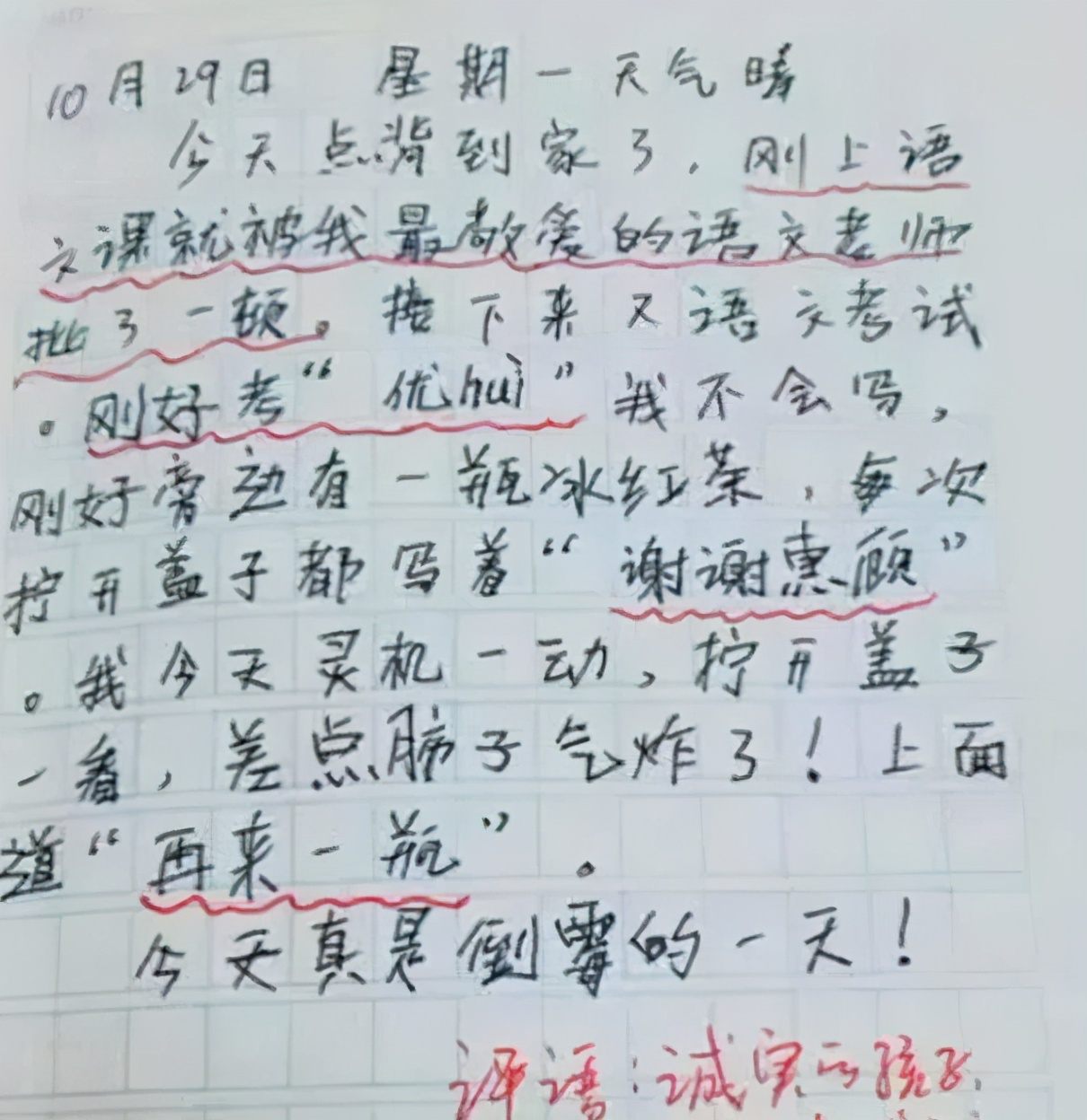 犯错了小作文,一不小心犯错作文