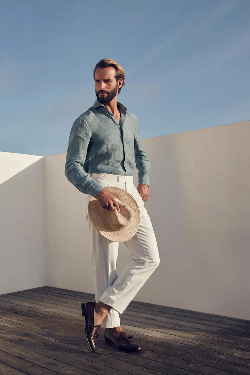 亚麻衬衫怎么穿出高级感,亚麻衬衫怎么变得柔软