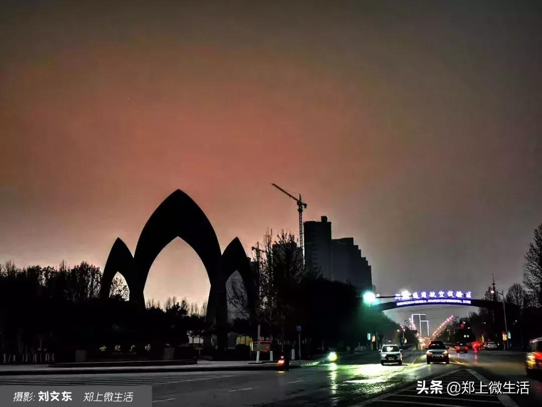 魅力小城夜景,魅力上街诗歌