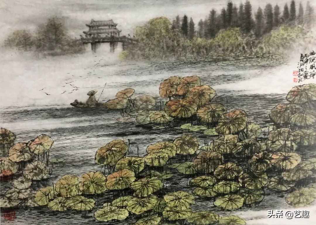 江南情韵书法作品欣赏,江南情韵书画作品