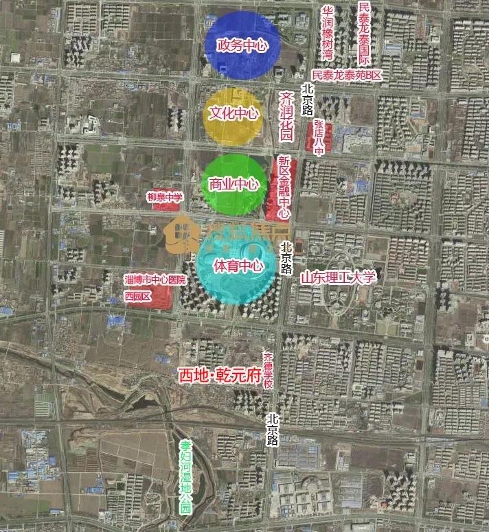 淄博西地乾元府规划图,西地乾元府一梯一户什么样