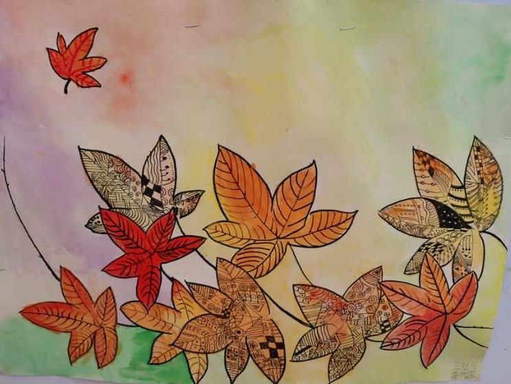 太有创意了！古城实小开展“秋•树叶”为主题的实践活动