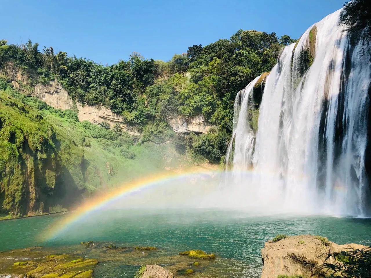 贵州黄果树瀑布风景印象,贵州黄果树瀑布视频全景