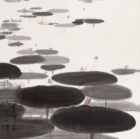 日本艺术家笔下的水墨画禅意十足,一个画水墨画很有意境的人