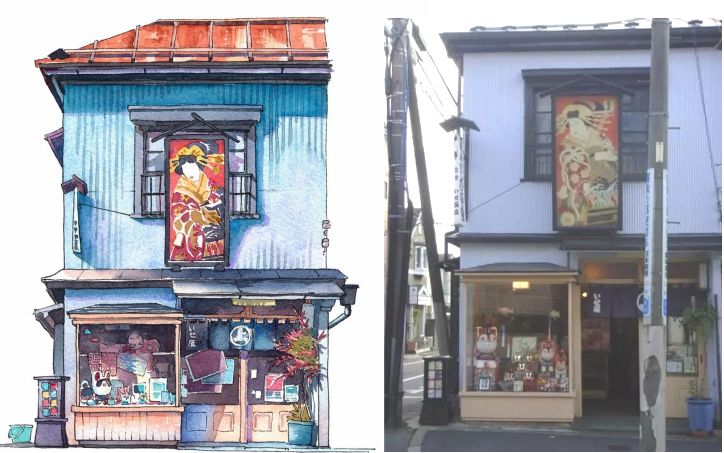 天气之子中唯美画面的水彩画 (天气之子中唯美画面水彩画)