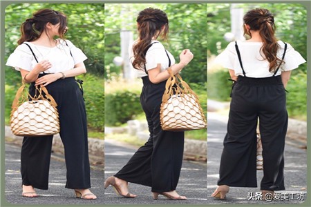 夏季女士裤子穿搭方法,韩国小姐姐教你穿搭