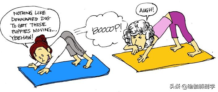 瑜伽下犬式脚迈不到前面怎么办,瑜伽下犬式臀部抬不起来怎么办