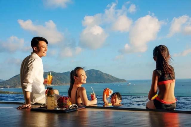 《欢乐颂》同款无边泳池、水上滑梯,住三亚威斯汀酒店海景房