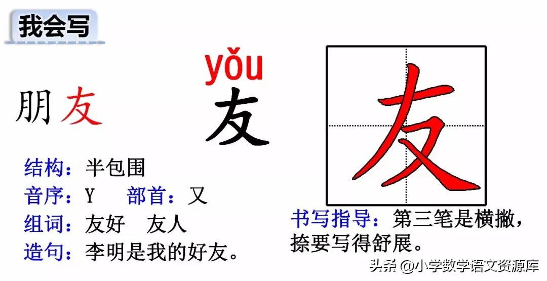二年级上册生字部首组词造句表格,二年级上册生字偏旁部首造句