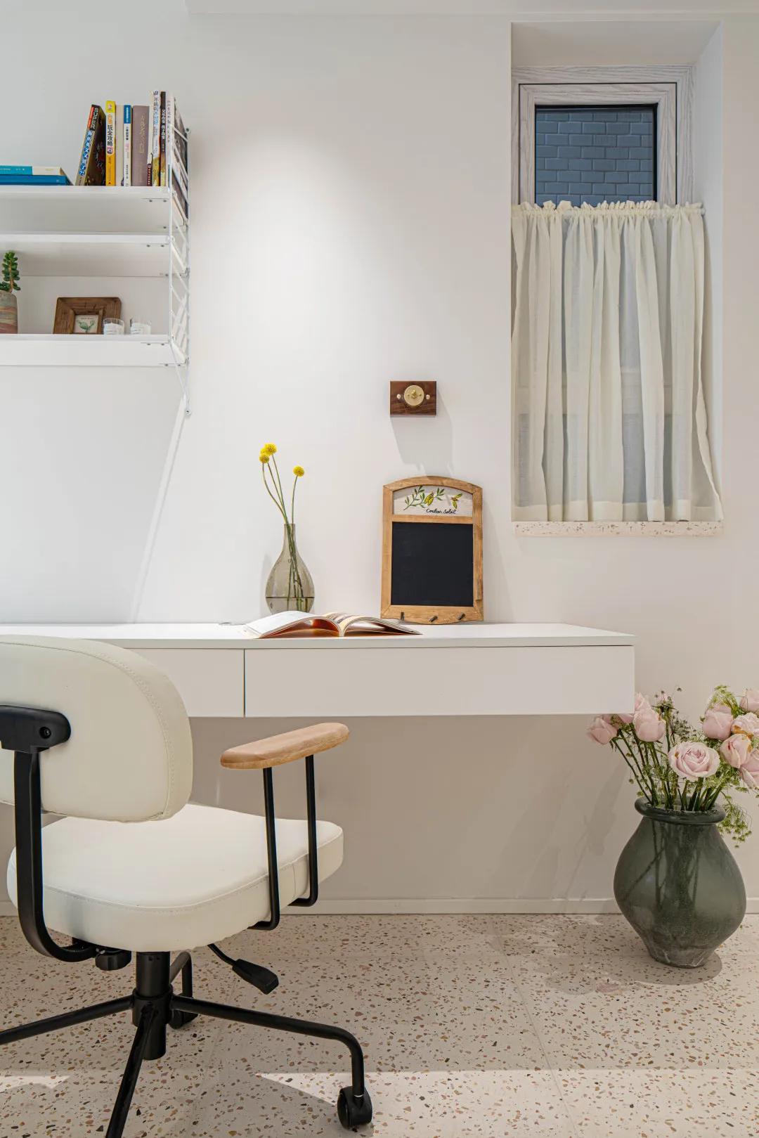 西安母女的111㎡三室暗房,拱形门、水磨石,超强储物力