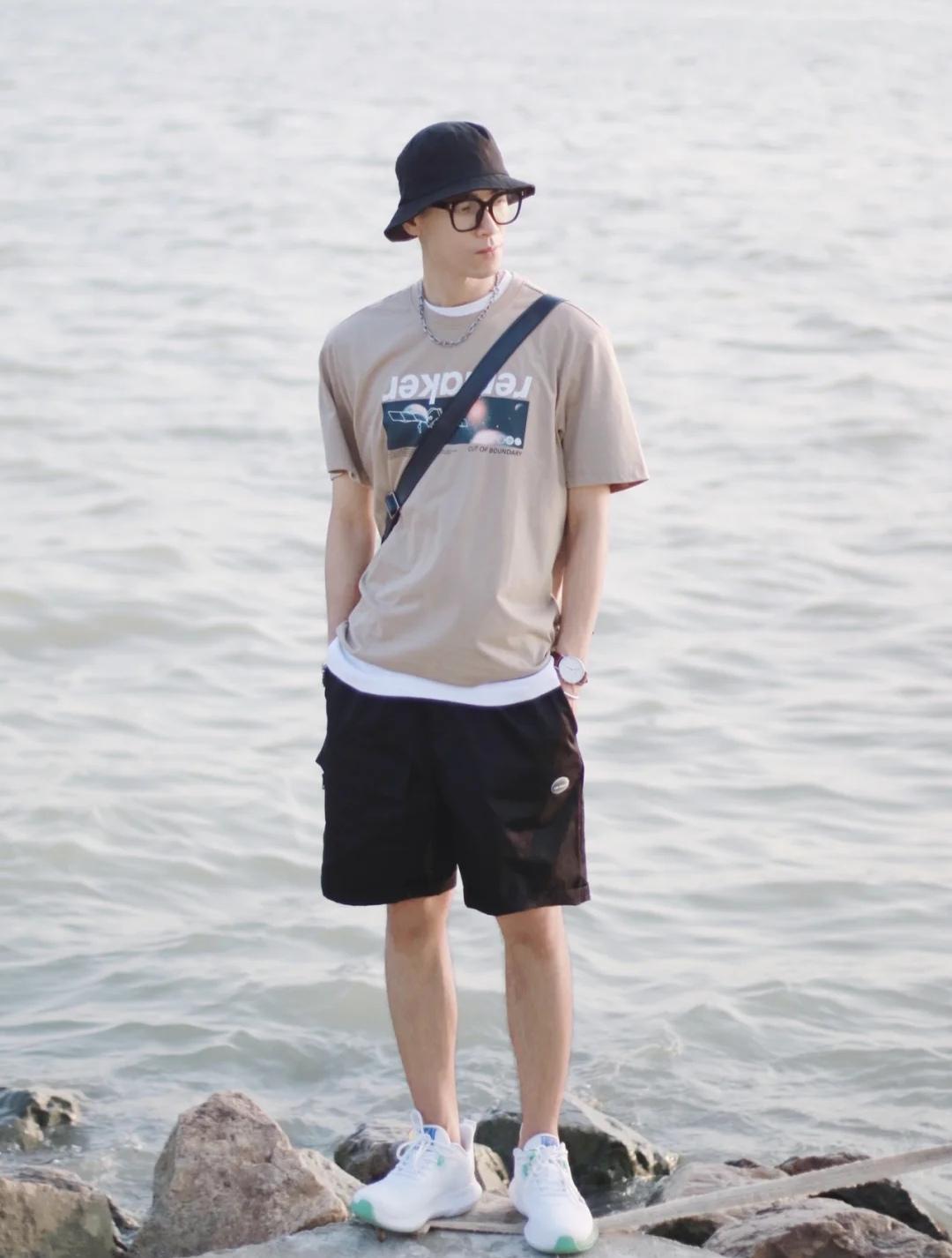 170微胖男生工装裤穿搭技巧,175男生如何穿短裤不显个子矮