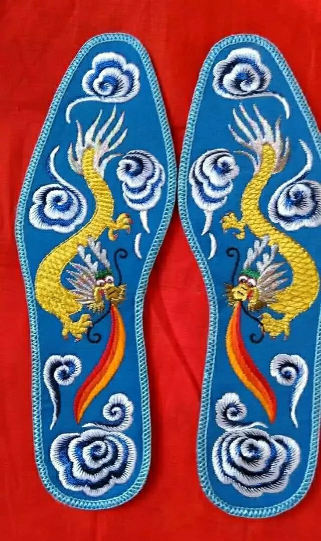 八瓣花鞋垫图案怎么绣,绣鞋垫花样图案大全