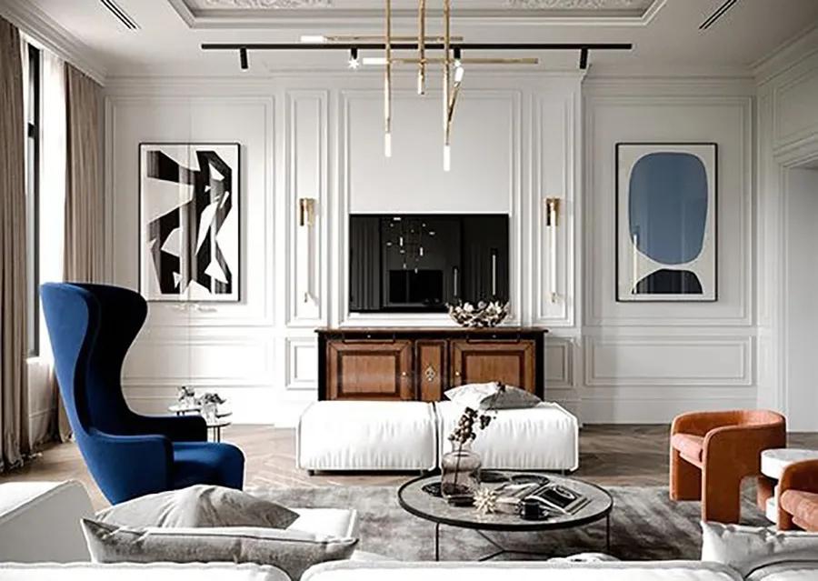 30种电视背景墙,2022最火的100款电视背景墙设计