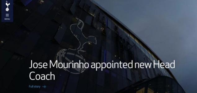 穆里尼奥摆大巴的文章,穆里尼奥执教热刺全过程