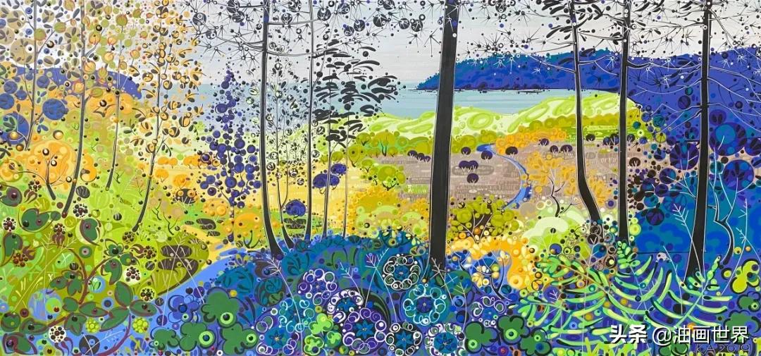 美丽和谐的色彩,丰富的图案,令人回味