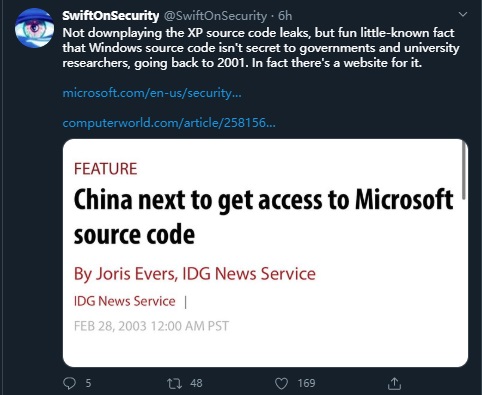 windowsxp源代码泄漏意味着什么,windowsxp源代码泄露意味着什么