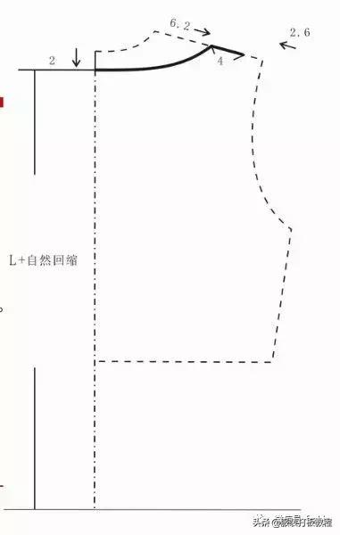 吊带背心制版方法,服装制版培训教程落肩袖h型外套