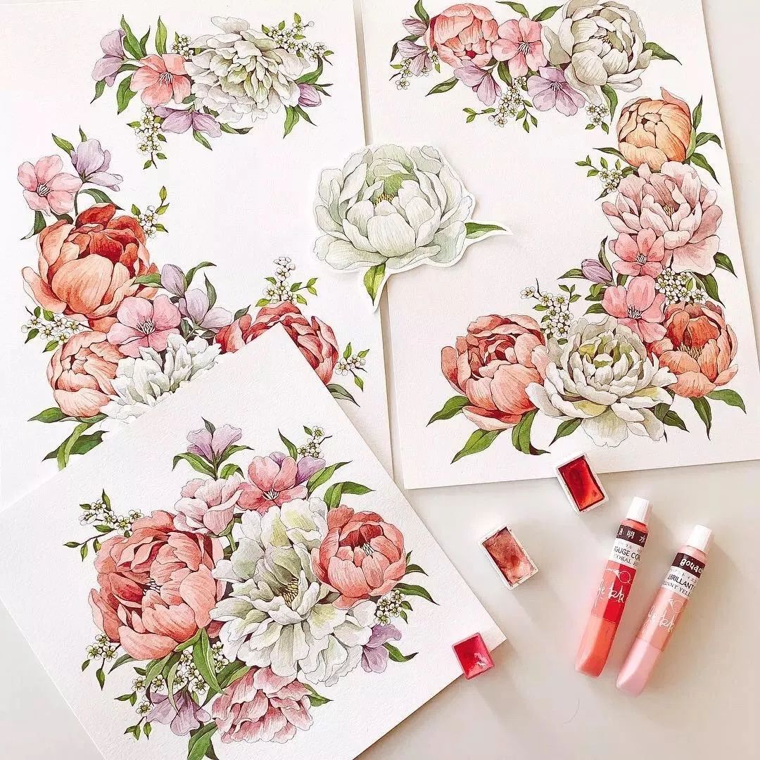 画画一定要学会留白,画画就是要大胆