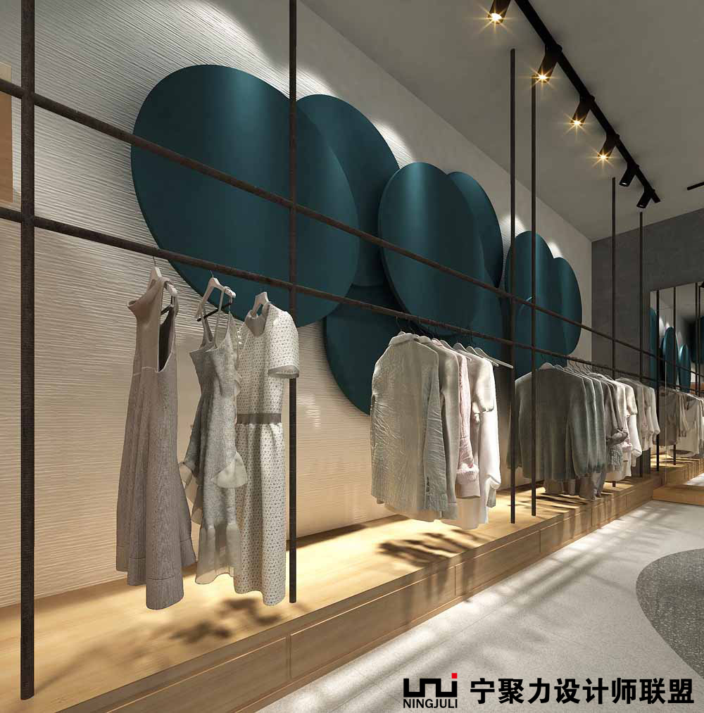 55平服装店铺装修设计图纸,15平米服装批发店装修图