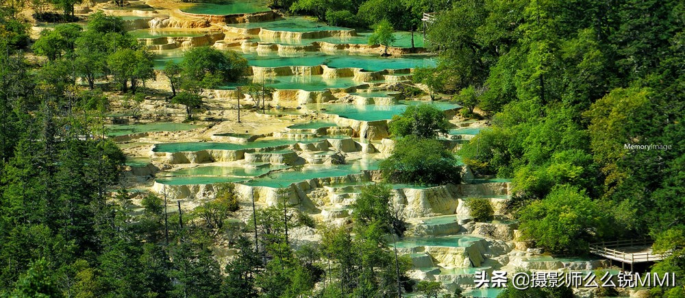 童话秘境五彩池，神仙来了都不想走！#全民热遗#